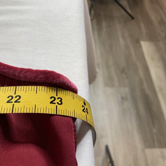 Maggie McNaughton Red Velvet Burnout Cardigan And Tank Top Set Est. Size 2X Boho - Picture 6 of 16